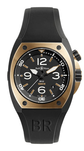 Bell & Ross BR 02 92 Rose Gold & Carbon