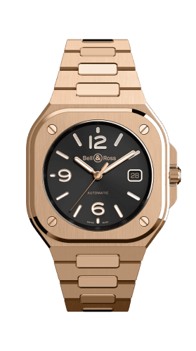 Bell & Ross BR 05 Rose Gold / Black / Bracelet