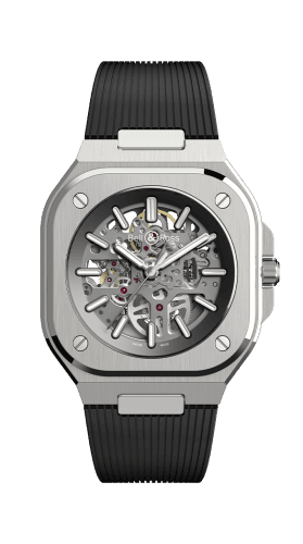 Bell & Ross BR 05 Stainless Steel / Skeleton / Rubber