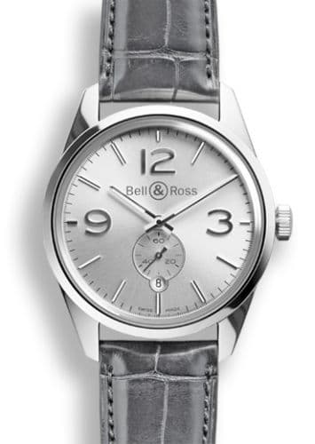 Bell & Ross BR 123 Officer Silver