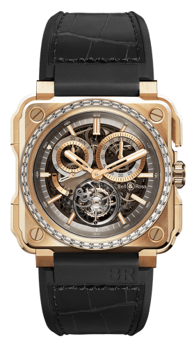 Bell & Ross BR-X1 Tourbillon Chronograph Rose Gold Diamonds
