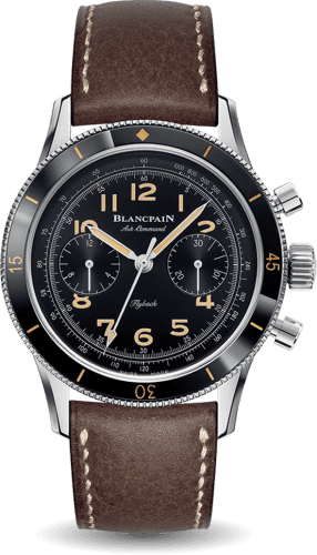 Blancpain Air Command Stainless Steel / Black / Strap