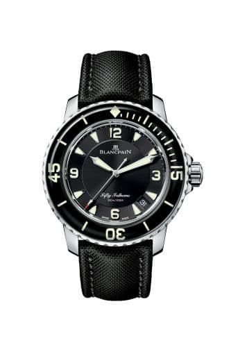 Blancpain Fifty Fathoms Automatique Stainless Steel / Black / Black Canvas