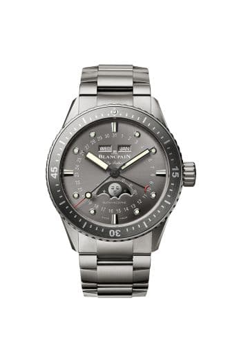 Blancpain Fifty Fathoms Bathygraphe Quantième Complet Titanium / Grey / Bracelet