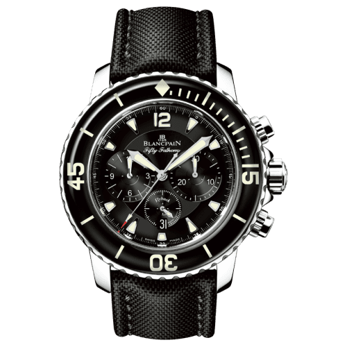 Blancpain Fifty Fathoms Chronographe Flyback Stainless / Black / Black Canvas