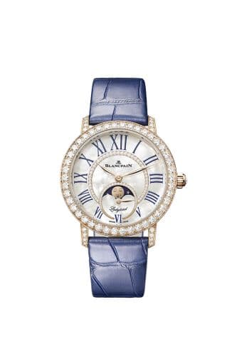 Blancpain Ladybird Colors Phases de Lune Red Gold - Diamond / MOP
