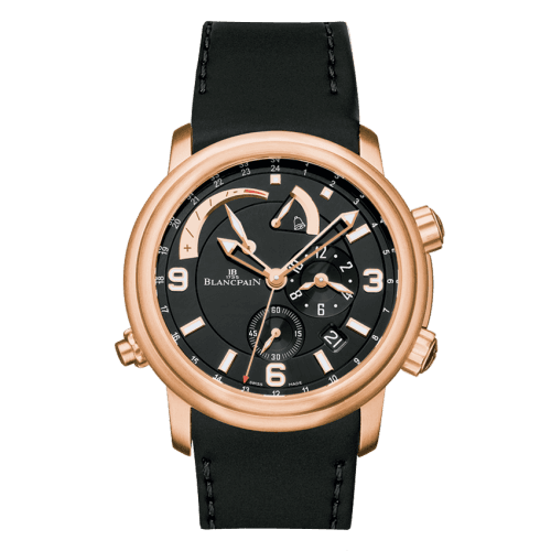 Blancpain Léman Réveil GMT Red Gold / Black / Rubber