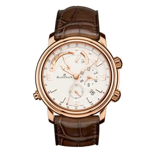 Blancpain Léman Réveil GMT Red Gold / Opaline / Alligator