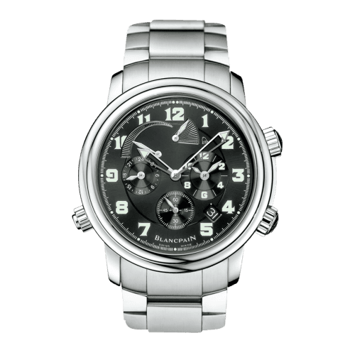 Blancpain Léman Réveil GMT Stainless Steel / Black / Bracelet