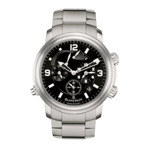 Blancpain Léman Réveil GMT Titanium / Black / Bracelet