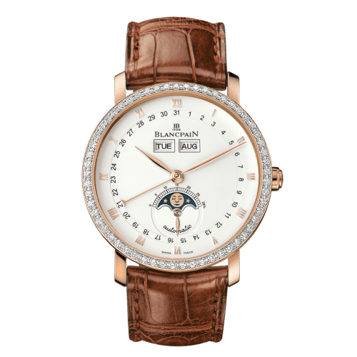 Blancpain Villeret Quantième Complet Red Gold / White / Diamond