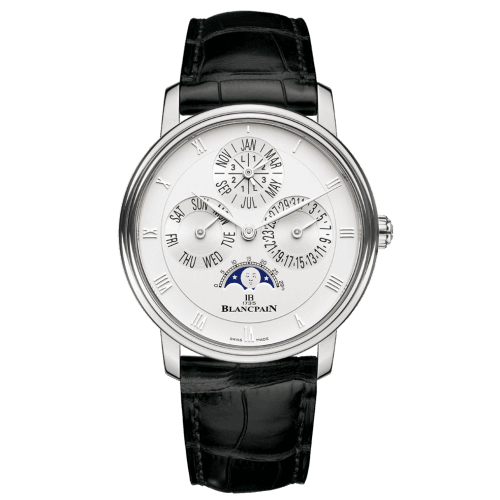 Blancpain Villeret Quantième Perpétuel White Gold / Opaline