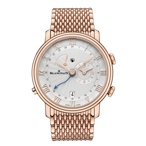 Blancpain Villeret Réveil GMT Red Gold / Opalin / Bracelet