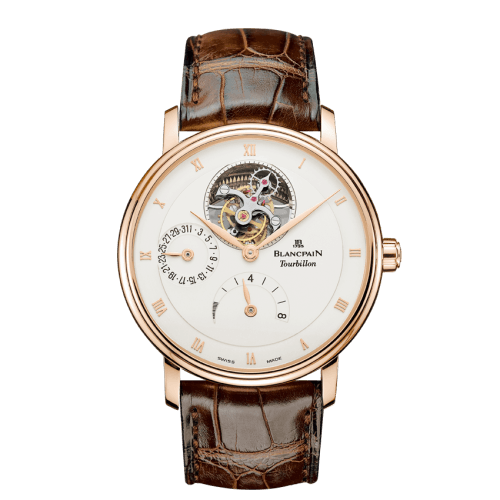 Blancpain Villeret Tourbillon 8 Jours Red Gold / Opaline