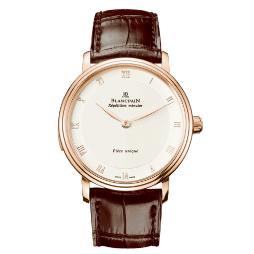 Blancpain Villeret Tourbillon Minute Repeater Automata Red Gold / Opaline
