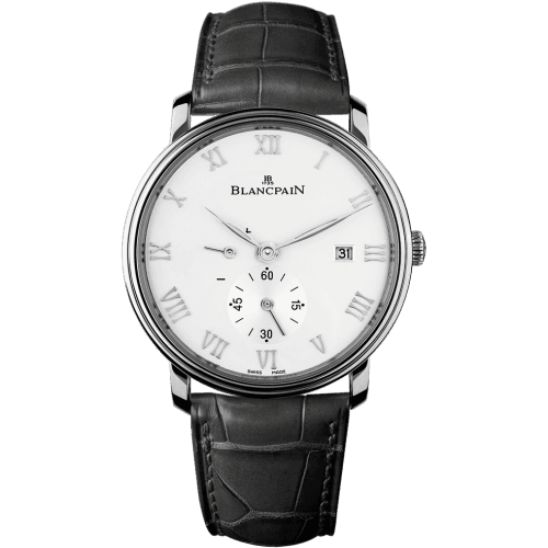 Blancpain Villeret Ultraplate Power Reserve Date Stainless Steel / White