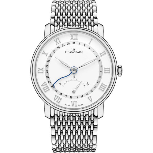 Blancpain Villeret Ultraplate Quantième Seconde Rétrograde Stainless Steel / White / Bracelet