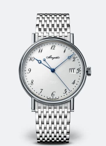 Breguet Classique 5177 White Gold / White Enamel / Bracelet