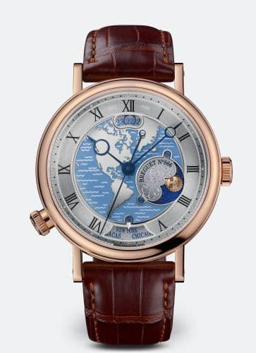 Breguet Classique Hora Mundi 5717 Rose Gold / America