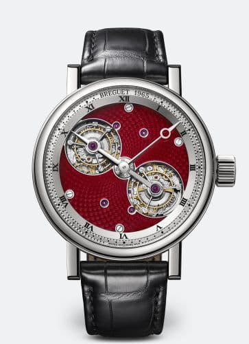 Breguet Double Tourbillon Platinum / Red