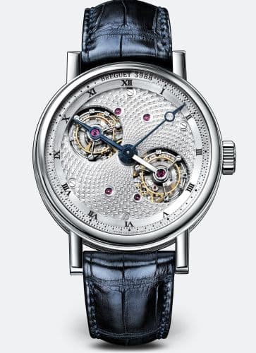Breguet Double Tourbillon Platinum / Silver