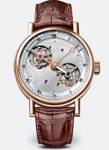 Breguet Double Tourbillon Rose Gold / Silver