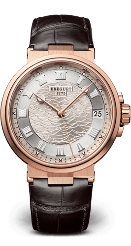 Breguet Marine 5517 Rose Gold / Silver / Alligator