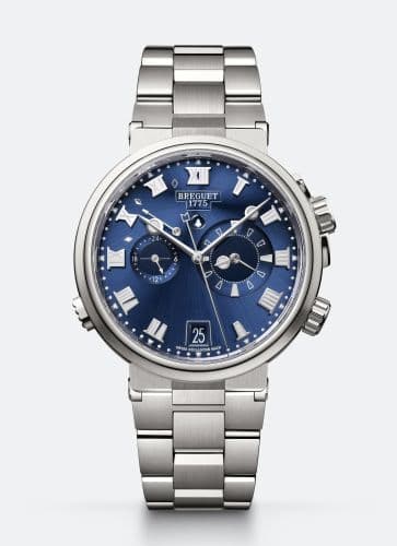 Breguet Marine Alarme Musicale Titanium / Blue / Bracelet