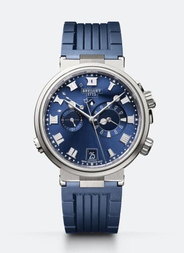 Breguet Marine Alarme Musicale Titanium / Blue / Rubber