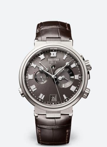 Breguet Marine Alarme Musicale Titanium / Grey / Alligator