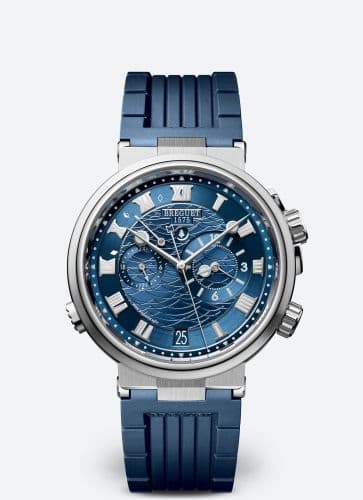 Breguet Marine Alarme Musicale White Gold / Blue / Rubber