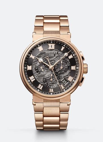 Breguet Marine Chronograph 5527 Rose Gold / Grey / Bracelet