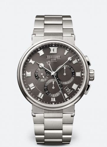 Breguet Marine Chronograph 5527 Titanium / Grey / Bracelet