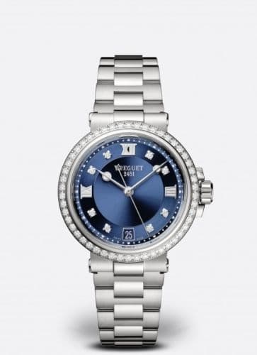 Breguet Marine Dame 9518 Stainless Steel - Diamond / Blue / Bracelet