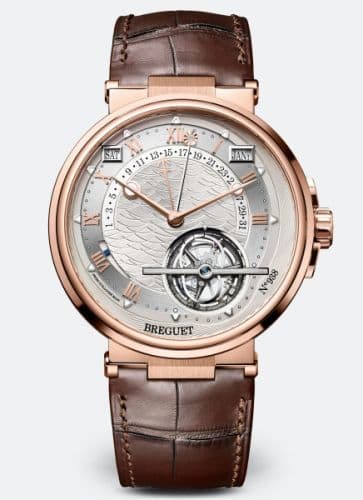 Breguet Marine Tourbillon Equation of Time 5887 Rose Gold / Silver / Alligator