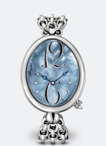 Breguet Reine de Naples 8967 Stainless Steel / Blue MOP / Bracelet