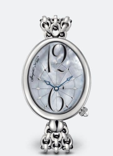 Breguet Reine de Naples 8967 Stainless Steel / Pink MOP / Bracelet