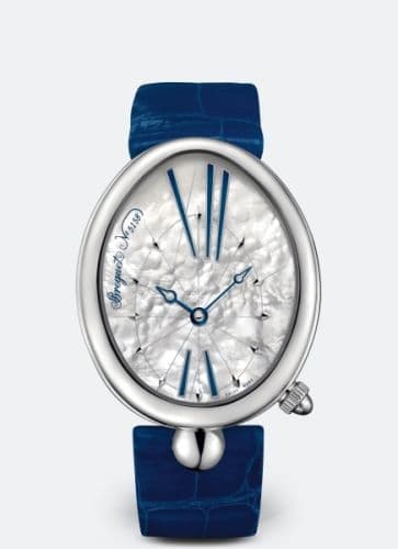 Breguet Reine de Naples 8967 Stainless Steel / White MOP