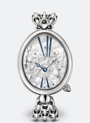 Breguet Reine de Naples 8967 Stainless Steel / White MOP / Bracelet