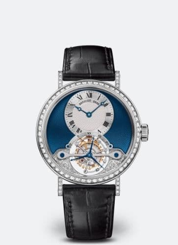 Breguet Tourbillon 3358 White Gold - Diamond / Silver - Blue