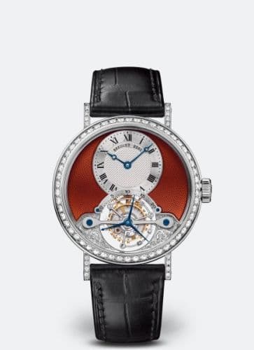 Breguet Tourbillon 3358 White Gold - Diamond / Silver - Red