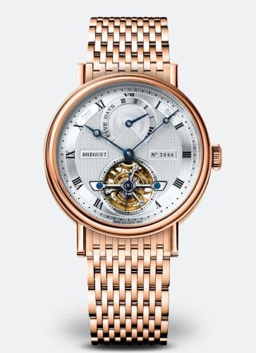 Breguet Tourbillon Five Days Rose Gold / Silver / Bracelet
