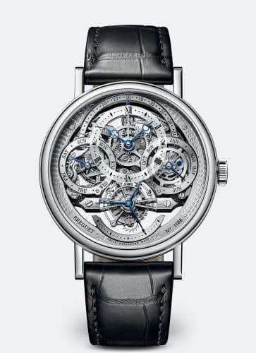 Breguet Tourbillon Perpetual Calendar Skeleton 3795 Platinum / Silver