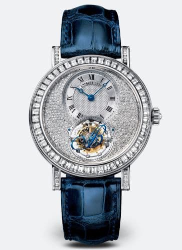 Breguet Tourbillon White Gold - Baguette / Silver