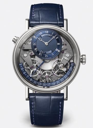 Breguet Tradition 7597 Quantième Rétrograde Platinum / Blue