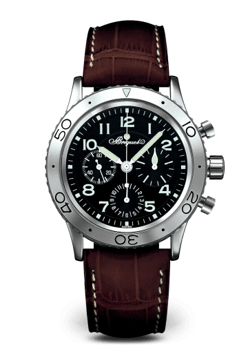 Breguet Type XX Stainless Steel / Black / Alligator