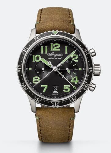 Breguet Type XXI 3815 Titanium / Black - Green