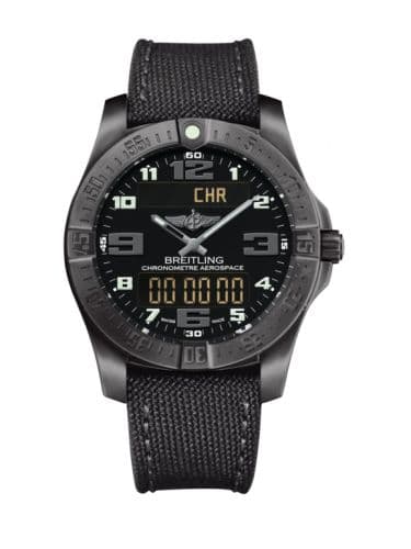 Breitling Aerospace Evo Night Mission / Black / Military / Folding