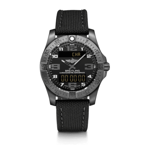 Breitling Aerospace Evo Night Mission / Black / Military / Pin