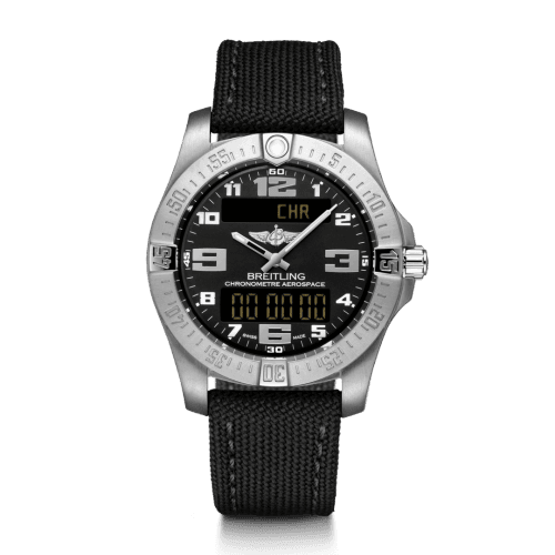 Breitling Aerospace Evo Titanium / Black / Military / Pin
